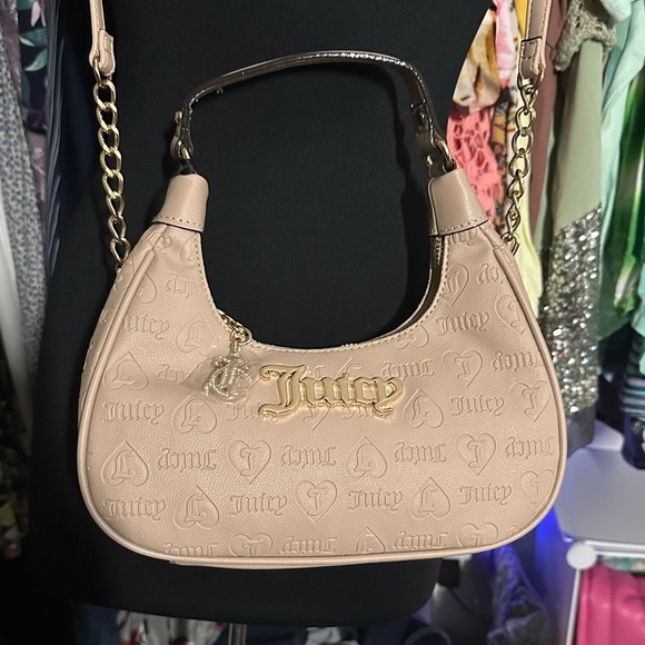 Juicy Couture Semi Charmed Hobo Bag in Color Cafe - Picture 2 of 10